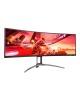 AOC | AG493QCX | 49 " | LCD | 3840 x 1080 pixels | 32:9 | Warranty 36 month(s) | 1 ms | HDMI ports quantity 2 | 144 Hz