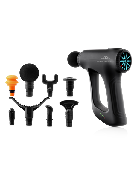 ETA Massage Gun | ETA266090000 PowerCare Pro | Number of massage zones 3 | Number of power levels 10 | Black