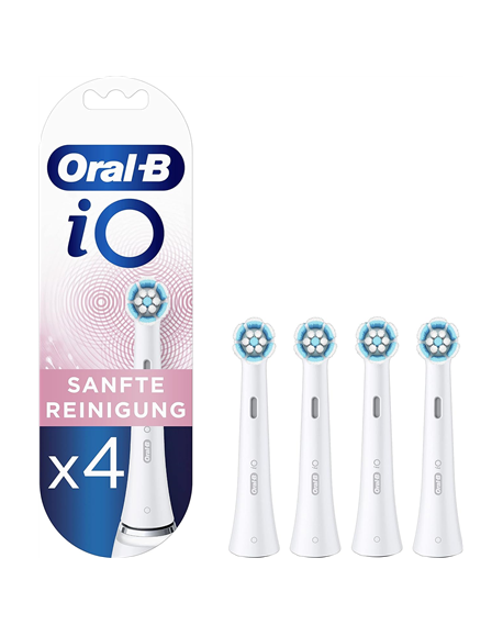 Oral-B | Cleaning Replaceable Toothbrush Heads | iO refill Gentle | Heads | For adults | Number of brush heads included 4 | Whit