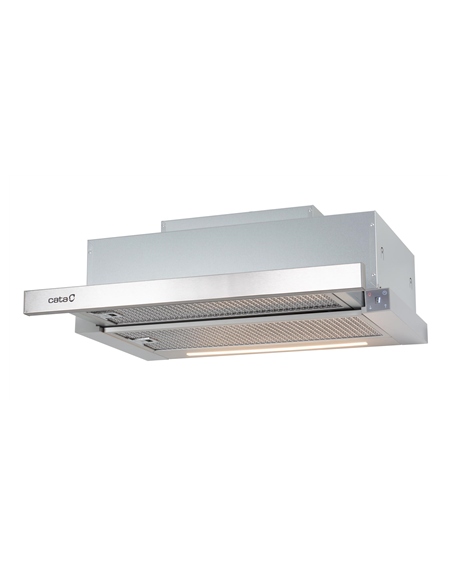 CATA | Hood | TFH 6630 X /A | Telescopic | Energy efficiency class A+ | Width 60 cm | 605 m³/h | Touch Control | LED | Stainless