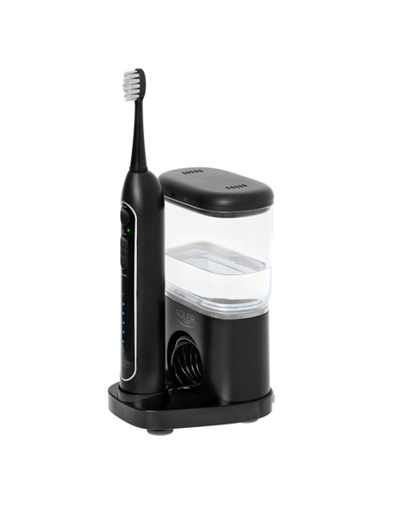 Adler 2-in-1 Water Flossing Sonic Brush | AD 2180b | Rechargeable | For adults | Number of brush heads included 2 | Number of te