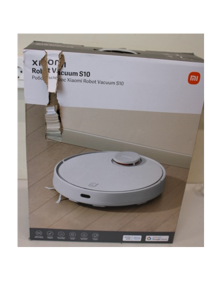 SALE OUT. Xiaomi Robot Vacuum S10 EU Xiaomi Wet&Dry Operating time (max) 130 min Lithium Ion 3200 mAh Dust capacity 0.30 L White