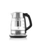 ETA Kettle Crystela Premium ETA915390000 Electric, 2200 W, 1.5 L, Glass, 360° rotational base, Stainless steel/Glass