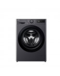 LG F2WR508S2M Washing machine, A, Front loading, Washing capacity 10 kg, Depth 56.5 cm, 1400 RPM, Middle Black | LG | Washing Machine | F4WR510SBM | Energy efficiency class A-10% | Front loading | Washing capacity 10 kg | 1400 RPM | Depth 57 cm | Width 60 cm | Display | LED | Steam function | Black