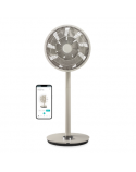 Duux Fan | Whisper Flex Smart | Stand Fan | Greige | Diameter 34 cm | Number of speeds 26 | Oscillation | Yes