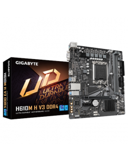 Gigabyte H610M H V3 DDR4 | Processor family Intel | Processor socket LGA1700 | DDR4 DIMM | Supported hard disk drive interfaces 