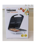 SALE OUT. Tristar SA-3065 Sandwich Maker, 4 plates, Non-stick coating, Anti slip feet, White,DAMAGED PACKAGING, SCRATCHED ON BACK | Tristar | Sandwich maker XL | SA-3065 | 1300 W | Number of plates 1 | Number of pastry 4 | White | DAMAGED PACKAGING, SCRATCHED ON BACK