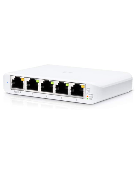 Ubiquiti USW-Flex Indoor/outdoor 5Port Poe Gigabit Switch with 802.3bt Input Power Support