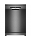 Bosch | Dishwasher | SMS4EMC06E | Free standing | Width 60 cm | Number of place settings 14 | Number of programs 6 | Energy efficiency class B | Display | AquaStop function | Black inox