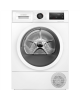 Bosch Dryer Machine with Heat Pump | WTU876IHSN | Energy efficiency class A++ | Front loading | 9 kg | LED | Depth 61.3 cm | Whi