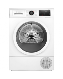 Bosch Dryer Machine with Heat Pump | WTU876IHSN | Energy efficiency class A++ | Front loading | 9 kg | LED | Depth 61.3 cm | Whi