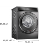 Bosch | Washing Machine | WNC254ARSN | Energy efficiency class A/D | Front loading | Washing capacity 10.5 kg | 1400 RPM | Depth