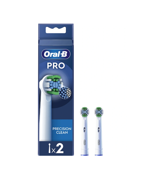 Oral-B | Precision Clean Brush Set | EB20RX-2 | Heads | For adults | Number of brush heads included 2 | White