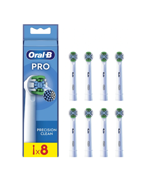 Oral-B | Precision Clean Brush Set | EB20RX-8 | Heads | For adults | Number of brush heads included 8 | White