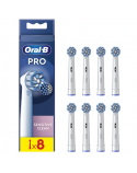 Oral-B | Replaceable toothbrush heads | EB60X-8 Sensitive Clean Pro | Heads | For adults | Number of brush heads included 8 | White