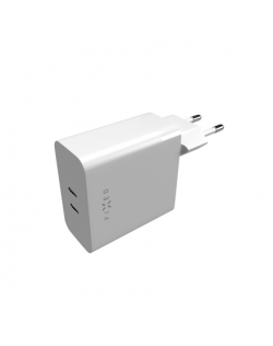 Fixed | Dual USB-C Mains Charger, PD support, 65W