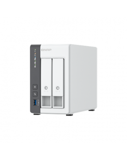 QNAP 2-bay 2.5 GbE NAS with Integrated NPU | TS-216G | ARM 4-core | Cortex-A55 | Processor frequency 2.0 GHz | 4 GB