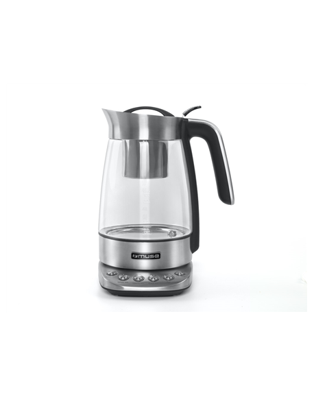 Muse MS-320T | Tea Kettle | 2200 W | 1.2 L | Stainless steel | 360° rotational base | Stainless steel/Black