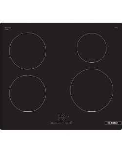 Bosch Hob | PIE611BB5E | Induction | Number of burners/cooking zones 4 | Touch | Timer | Black | Display