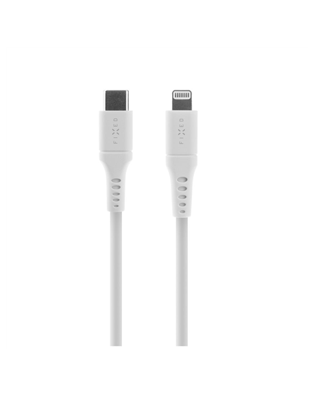 Fixed | Liquid Silicone Cable USB-C/Lightning, 2 m | FIXDLS-CL2-WH