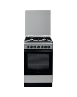 INDESIT Cooker | IS5G5PHX/E/1 | Hob type Gas | Oven type Electric | Stainless steel | Width 50 cm | Grilling | Depth 60 cm | 60 