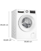 Bosch | Washing Machine | WGG246FASN | Energy efficiency class A | Front loading | Washing capacity 9 kg | 1600 RPM | Depth 64 c