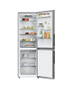 Candy Refrigerator | CNCQ2T618EX | Energy efficiency class E | Free standing | Combi | Height 185 cm | No Frost system | Fridge 