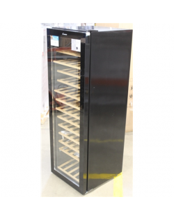 SALE OUT. Candy CWC 200 EELW/N Wine cooler, Free standing, Bottles capacity 81, Black DAMAGED PACKAGING, DENTS ON SIDE AND BOTTO