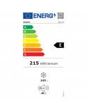 INDESIT | Freezer | UI6 2 W | Energy efficiency class E | Upright | Free standing | Height 167 cm | Total net capacity 245 L | White