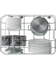 INDESIT | Dishwasher | DF9E 1B10 S | Free standing | Width 45 cm | Number of place settings 9 | Number of programs 6 | Energy ef