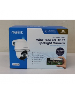 SALE OUT. Reolink Go Series G440 4K 4G LTE Wire Free Camera, White, DAMAGED PACKAGING | 4K 4G LTE Wire Free Camera | Go Series G