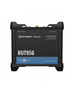 Industrial Router | RUT956 | 802.11n | 10/100 Mbit/s | Ethernet LAN (RJ-45) ports 4 | Mesh Support No | MU-MiMO No | 2G/3G/4G | 