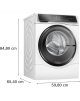 Bosch | Washing Machine with Dryer | WNC254A0SN | Energy efficiency class D | Front loading | Washing capacity 10.5 kg | 1400 RP