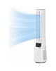 Midea | Bladeless Fan with Air purifier | MFP-120 | Stand fan | White | Diameter 15 cm | Number of speeds 10 | Oscillation | Yes