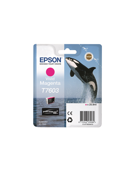 Epson T7603 Ink, Vivid Magenta | Epson