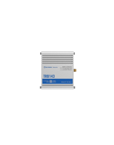 LTE Cat 4 M-Bus | TRB143 | 10/100/1000 Mbit/s | Ethernet LAN (RJ-45) ports 1 | Mesh Support No | MU-MiMO No | 4G