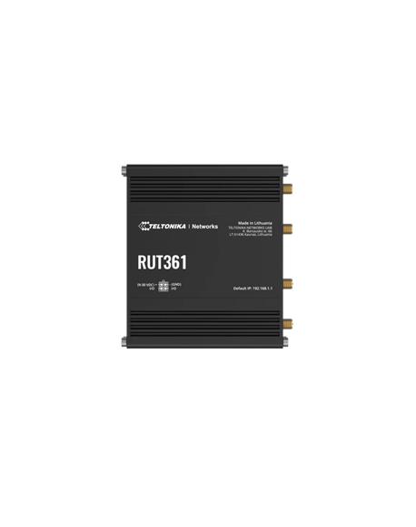 LTE CAT 6 Router | RUT361 | 802.11n | 10/100 Mbit/s | Ethernet LAN (RJ-45) ports 2 | Mesh Support No | MU-MiMO Yes | 4G