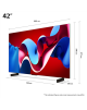 LG OLED42C41LA 42" (106 cm) OLED evo C4 4K smart TV