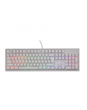 THOR 303 | Mechanical Gaming Keyboard | Wired | US | White | USB Type-A | Outemu Peach Silent