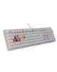 THOR 303 | Mechanical Gaming Keyboard | Wired | US | White | USB Type-A | Outemu Peach Silent