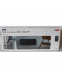 SALE OUT. Mill PA1200WIFI3B WiFi Gen3 Panel Heater, Steel Front, Aluminium, Power 1200 W, Room size 14-18 m2, Black, UNPACKED, USED, SCRATCHED BACK, DENT ON TOP | Heater | PA1200WIFI3B WiFi Gen3 | Panel Heater | Power 1200 W | Black | UNPACKED, USED, SCRATCHED BACK, DENT ON TOP