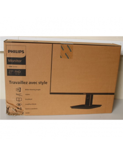 SALE OUT. PHILIPS 27E1N1100A/00 27" 16:9/1920x1080/250cdm2/4ms/VGA HDMI Audio out, DAMAGED PACKAGING | 27E1N1100A/00 | 27 " | IP