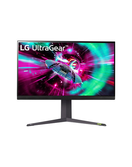 LG | 32GR93U-B | 32 " | IPS | 16:9 | 144 Hz | 1 ms | 3840 x 2160 pixels | HDMI ports quantity 2 | Black | Warranty 36 month(s)