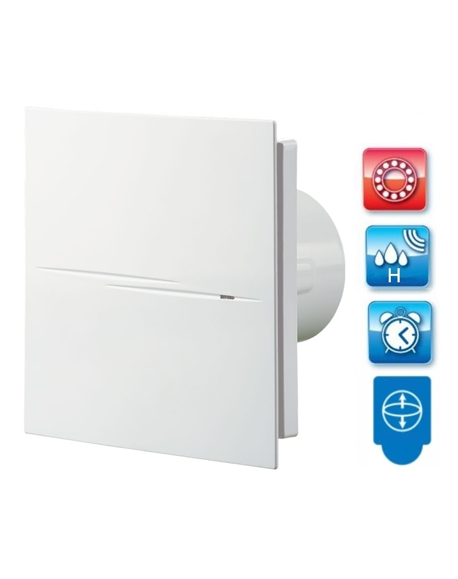 VENTS Silent bathroom fan, 100TH humidity sensor | Vents