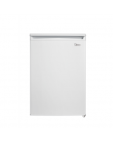 Midea Refrigerator | MDRD168FGE01 | Energy efficiency class F | Free standing | Larder | Height 84.5 cm | Fridge net capacity 97 L | Freezer net capacity 16 L | 39 dB | White