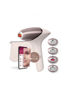 IPL Hair Removal Device with SenseIQ | BRI977/00 Lumea 9900 Series | Bulb lifetime (flashes) 450.000 | Number of power levels 5 