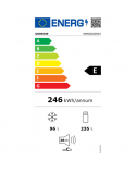 Refrigerator | NRK6202EW4 | Energy efficiency class E | Free standing | Combi | Height 200 cm | No Frost system | Fridge net capacity 235 L | Freezer net capacity 96 L | Display | 38 dB | White