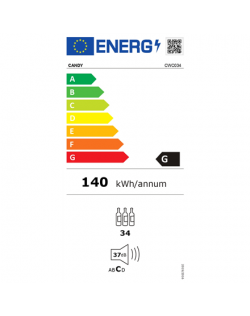 Wine Cooler | 438063 | Energy efficiency class G | Free standing | Bottles capacity 34 | Black