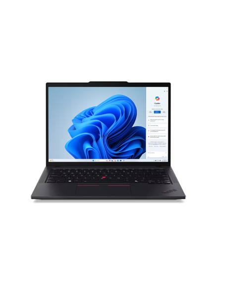 ThinkPad T14 | Black | 14 " | IPS | WUXGA | 1920 x 1200 pixels | Anti-glare | Intel Core U7 | 155U | 16 GB | SO-DIMM DDR5 | SSD 