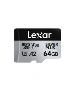 Lexar | SILVER PLUS | 64 GB | microSDXC | Flash memory class 10